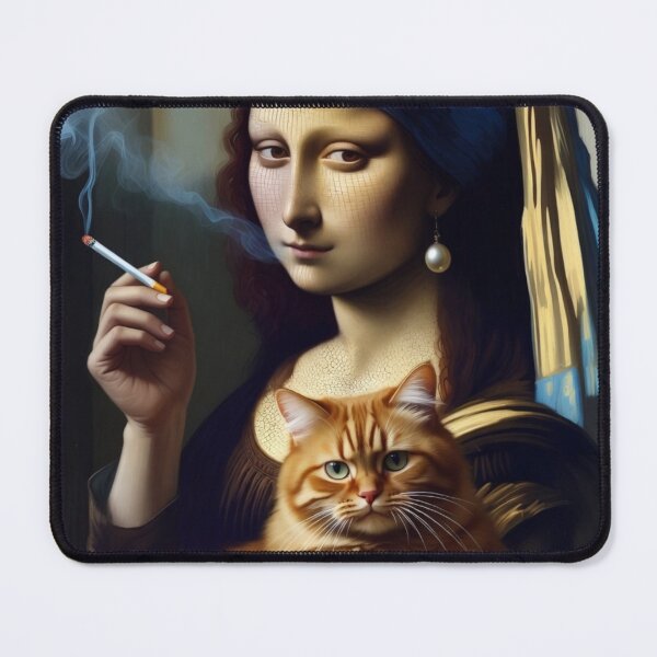 Item preview, Renaissance Mood: Cat & Cigarette designed and sold by Nomuradi.