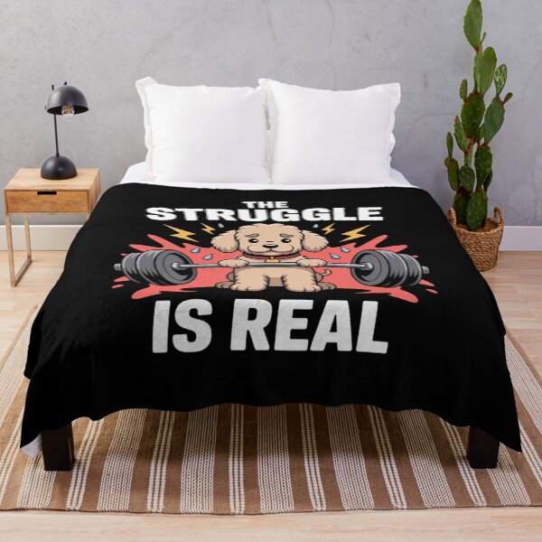 Item preview, Gym The Struggle is Real Weight Training designed and sold by CultureSpec.