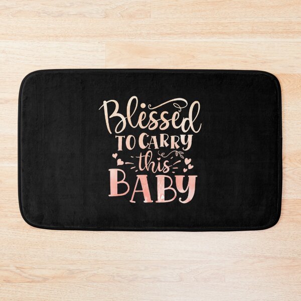 Item preview, Blessed To Carry This Baby Inspirational Pregnancy Quote designed and sold by LavetaCatherine.