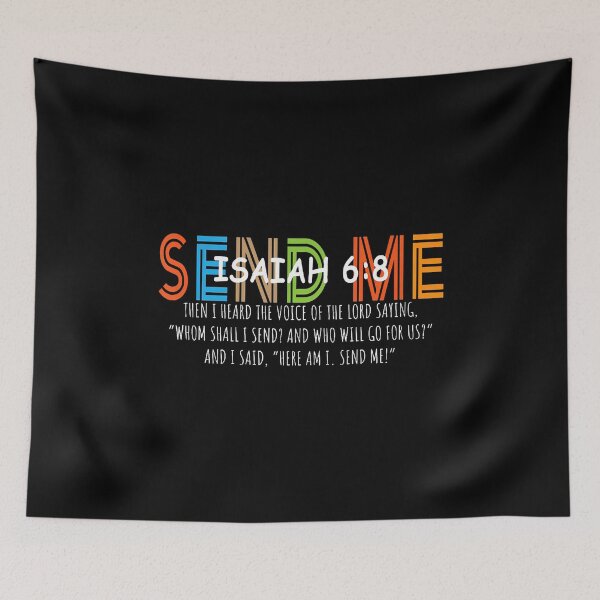 Item preview, Send Me Jesus Bible Verse Christian Apparel Religious Faith designed and sold by EricaMaude1.