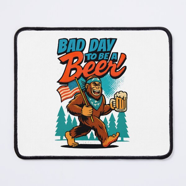 Item preview, Bad Day To Be a Beer, Comic Book Pop Art Bigfoot Beer Tee designed and sold by graphic-genie.