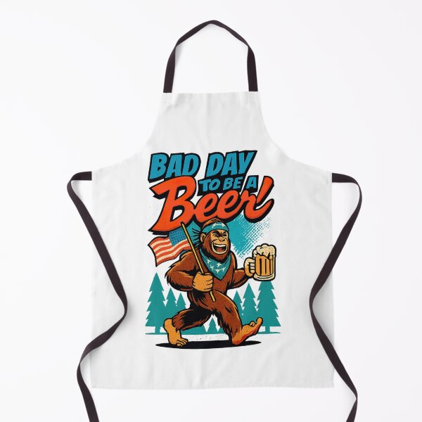 Item preview, Bad Day To Be a Beer, Comic Book Pop Art Bigfoot Beer Tee designed and sold by graphic-genie.