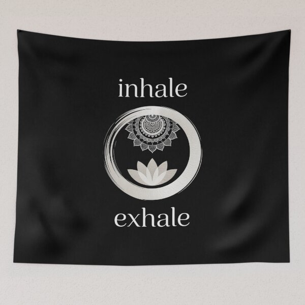 Item preview, Inhale Exhale Meditation Tank Top designed and sold by estellaken.