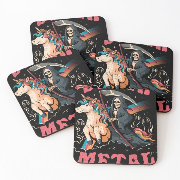 Item preview, Death-Metal---Cute-Evil-Skull-Unicorn-Gift designed and sold by PaulWalther.