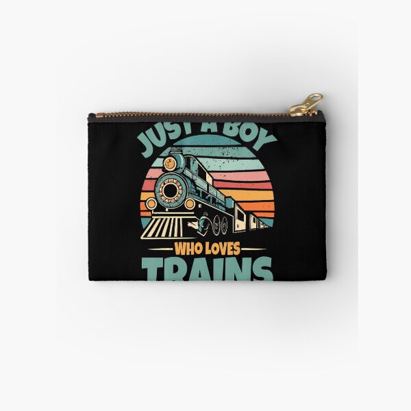 Item preview, Just A Boy Who Loves Trains designed and sold by MelanieMiram1.