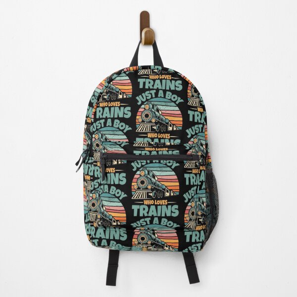 Item preview, Just A Boy Who Loves Trains designed and sold by MelanieMiram1.