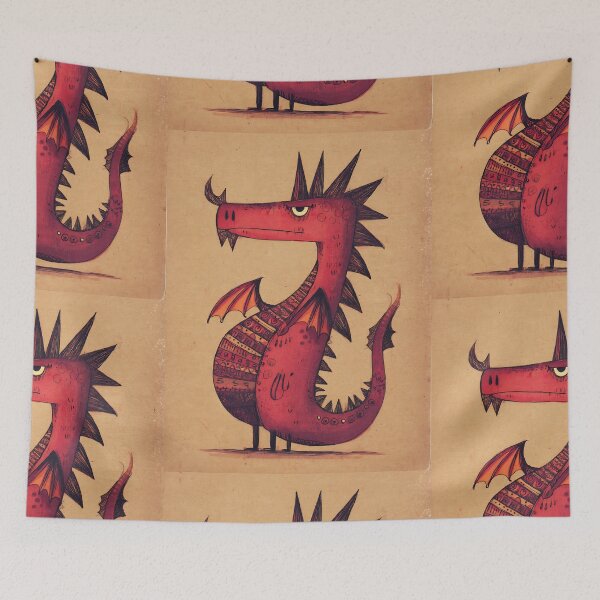 Item preview, Cute Dragon Doodle Fantasy designed and sold by bapupa.