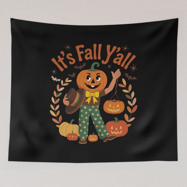 Item preview, Halloween Autumn Cute It's Fall Y'all Pumpkins designed and sold by CultureSpec.