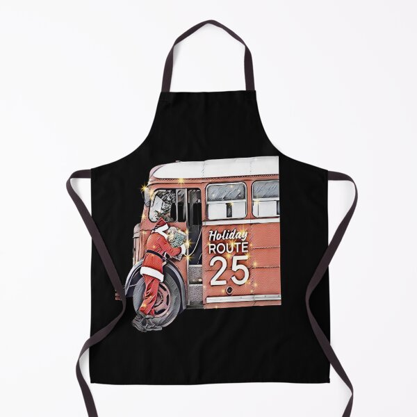 Item preview, Holiday Route 25 – Vintage Santa Bus designed and sold by creativerooney.