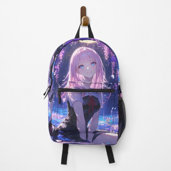 Item preview, Chika Fujiwara Kaguya Sama Wisteria Moon Fantasy Blossoms Dreamy Night Anime Girl designed and sold by HumbertoValveno.