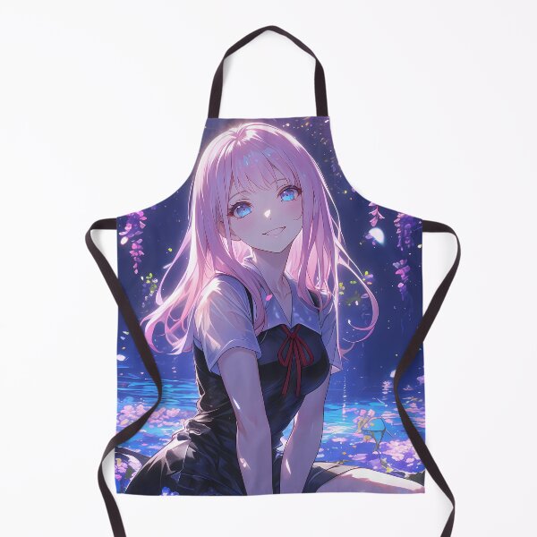 Item preview, Chika Fujiwara Kaguya Sama Wisteria Moon Fantasy Blossoms Dreamy Night Anime Girl designed and sold by HumbertoValveno.