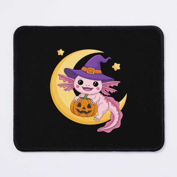 Item preview, Halloween Axolotl Pumpkin Moon Outfit for Cute Spooky Fans designed and sold by CultureSpec.