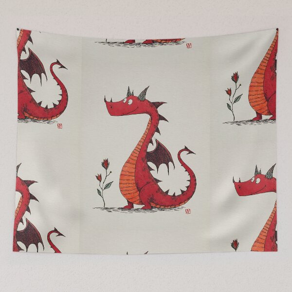 Item preview, Simple Dragon Doodle Sketch designed and sold by bapupa.