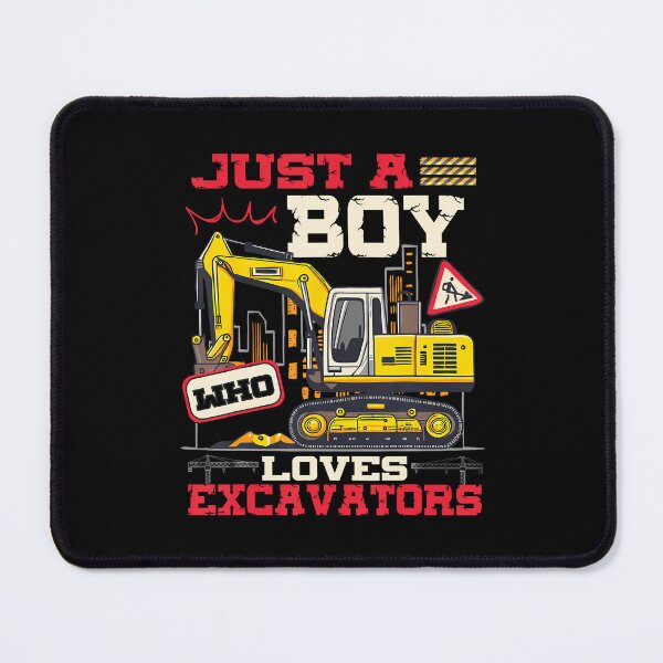 Item preview, Just A Boy Who Loves Excavators designed and sold by DawnPatricia.