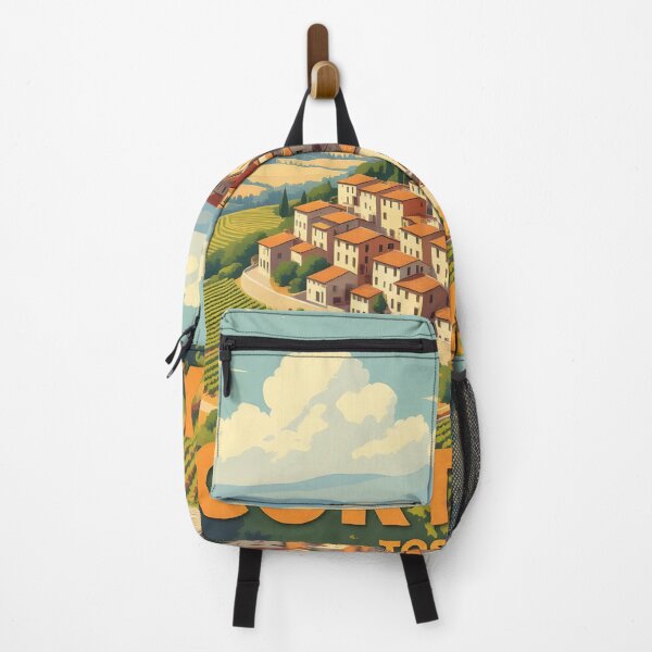 Item preview, Cortona, Tuscany, Italy: Vintage-Style Painterly Travel Poster designed and sold by LSVart.