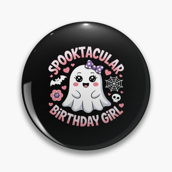 Item preview, Halloween Birthday Girl Ghost Bow Spooktacular Spooky designed and sold by CultureSpec.