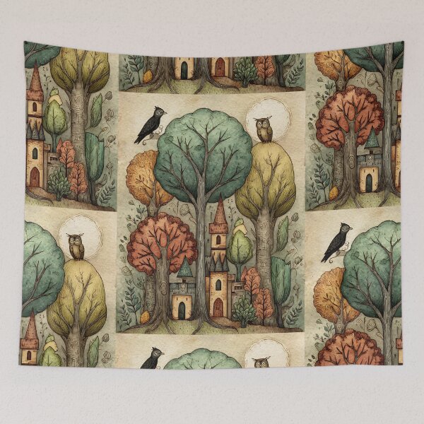 Item preview, Whimsical Fantasy Doodle designed and sold by bapupa.