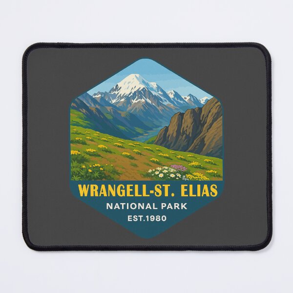 Item preview, Wrangell–St. Elias Alaska Mountain Sticker designed and sold by Ismeal Von.