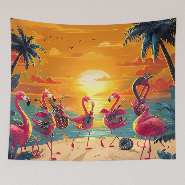 Item preview, Flamingo Fiesta designed and sold by ONYX Pixee.