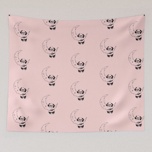 Item preview, Cute Panda on Crescent Moon designed and sold by bENBOUA.