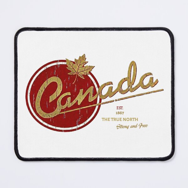 Item preview, Vintage Canada Est. 1867 – True North Strong and Free Distressed Logo - White edition designed and sold by Miss Cutie Designs.