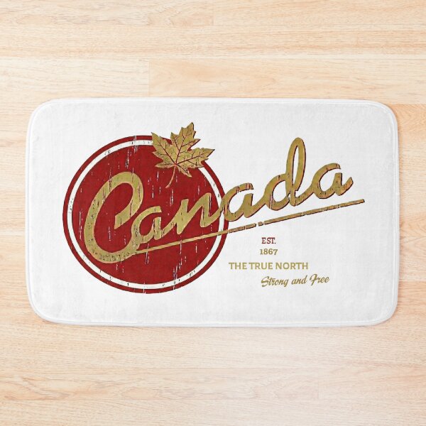Item preview, Vintage Canada Est. 1867 – True North Strong and Free Distressed Logo - White edition designed and sold by Miss Cutie Designs.