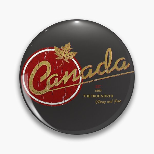 Item preview, Vintage Canada Est. 1867 – True North Strong and Free Distressed Logo - Black edition designed and sold by Miss Cutie Designs.