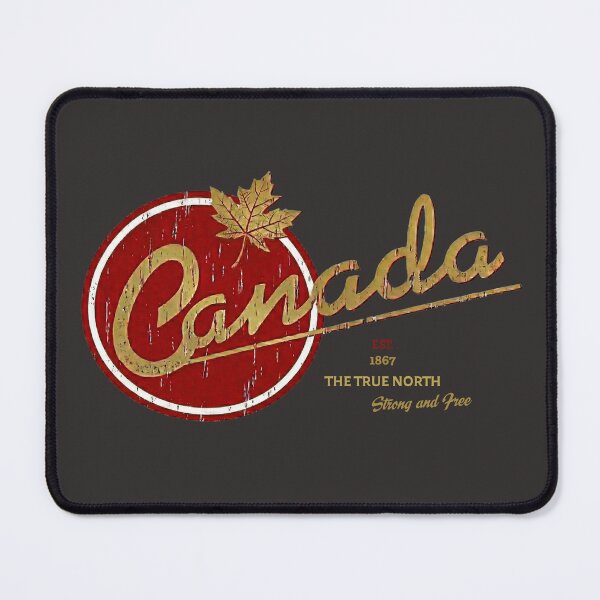Item preview, Vintage Canada Est. 1867 – True North Strong and Free Distressed Logo - Black edition designed and sold by Miss Cutie Designs.