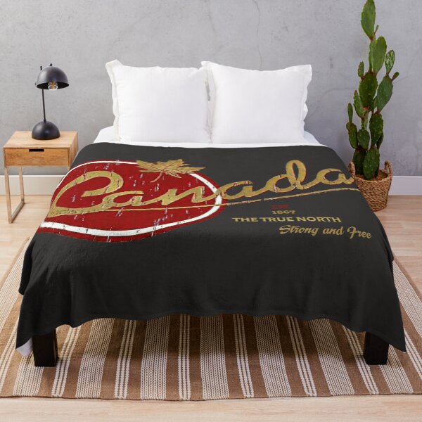 Item preview, Vintage Canada Est. 1867 – True North Strong and Free Distressed Logo - Black edition designed and sold by Miss Cutie Designs.
