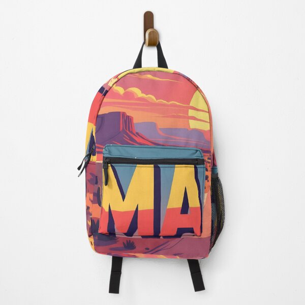 Item preview, Marfa, Texas, USA: Vintage-Style Painterly Travel Poster designed and sold by LSVart.
