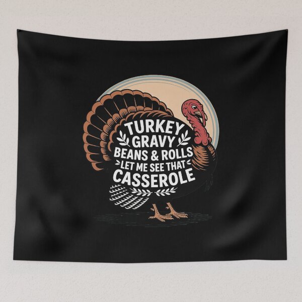 Item preview, Turkey Gravy Beans and Rolls Funny Autumn Thanksgiving 4  designed and sold by KotexTemu.
