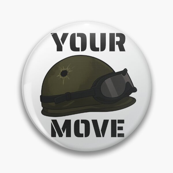 Item preview, BF6 Inspired Ballistic Taunt 'Your Move' Decal designed and sold by Sellcooldesigns.
