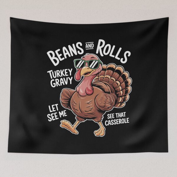 Item preview, Turkey Gravy Beans and Rolls Funny Autumn Thanksgiving 5  designed and sold by KotexTemu.
