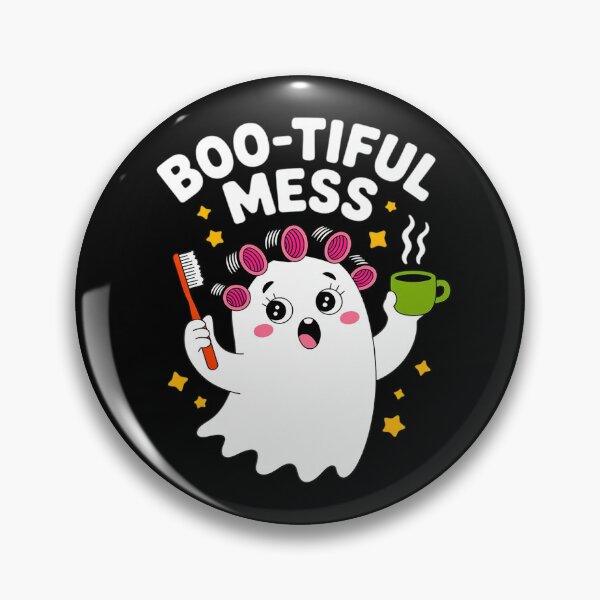 Item preview, Halloween Bootiful Mess Cute Ghost designed and sold by skanderio.