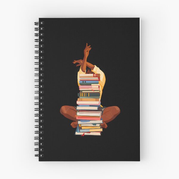 Item preview, Black Woman And Books Stack Afro Girl Book Lover designed and sold by PatriciaKelsey.