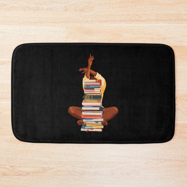 Item preview, Black Woman And Books Stack Afro Girl Book Lover designed and sold by PatriciaKelsey.