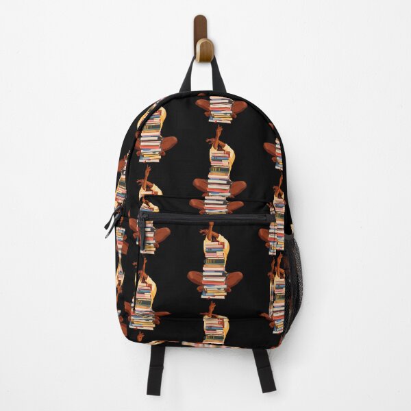 Item preview, Black Woman And Books Stack Afro Girl Book Lover designed and sold by PatriciaKelsey.