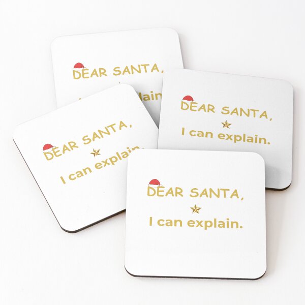 Item preview, Dear Santa, I Can Explain – Funny Christmas Quote T-Shirt designed and sold by RICHKIDSSTUDIO.