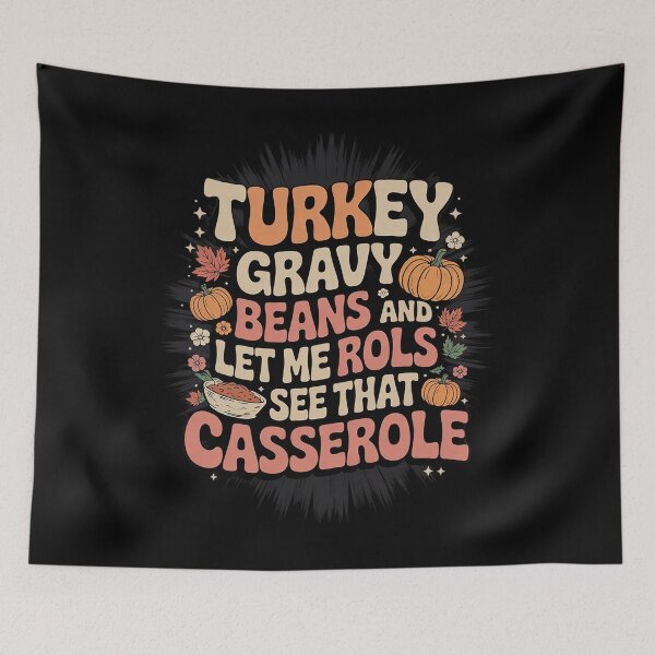 Item preview, Turkey Gravy Beans and Rolls Funny Autumn Thanksgiving 7  designed and sold by KotexTemu.