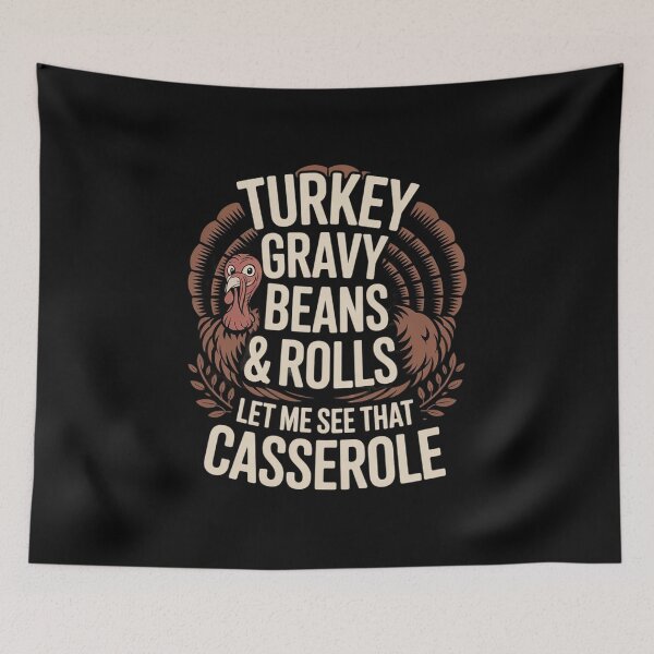 Item preview, Turkey Gravy Beans And Rolls Let Me Casserole Thanksgiving  designed and sold by KotexTemu.