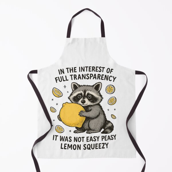Item preview, Funny Raccoon Lemon Sticker – Not Easy Peasy Lemon Squeezy Cute Animal designed and sold by Printsouf.