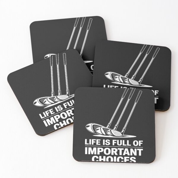 Item preview, Funny Life Is Full Of Important Choices Golf Lover designed and sold by AvagondaMind.