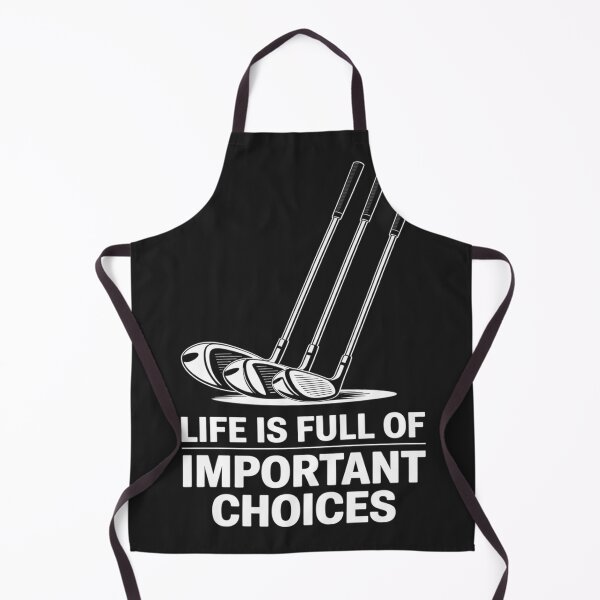 Item preview, Funny Life Is Full Of Important Choices Golf Lover designed and sold by AvagondaMind.
