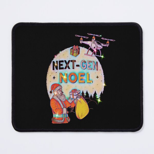 Item preview, Next-Gen Noel - Futuristic Santa Drone Delivery Christmas designed and sold by creativerooney.