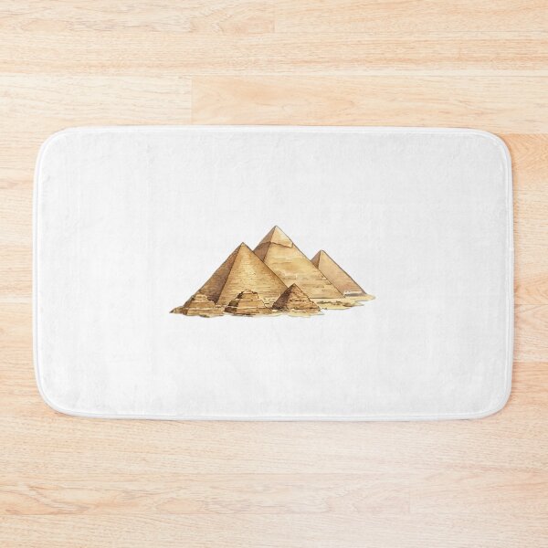 Item preview, Great Pyramids of Giza - Vintage Ancient Egypt Watercolor designed and sold by TobaGallery868.