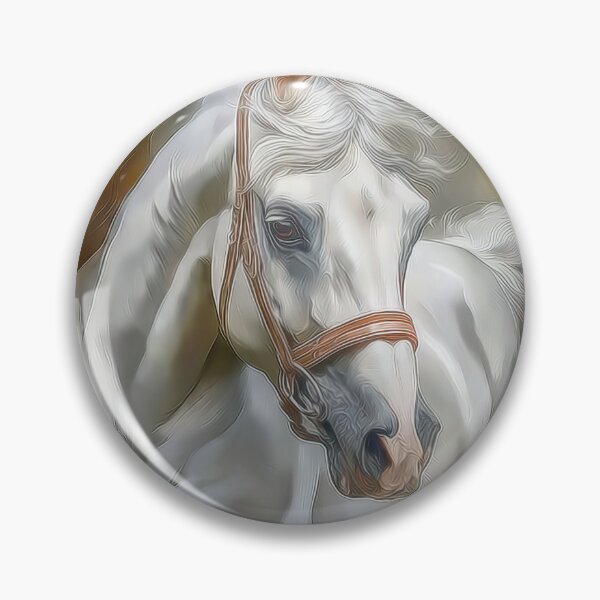 Item preview, Majestic white horse  designed and sold by Brian Tarr.