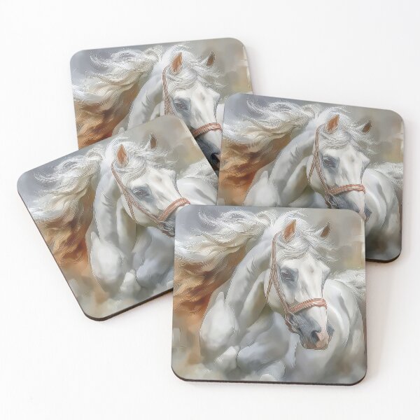Item preview, Majestic white horse  designed and sold by Brian Tarr.
