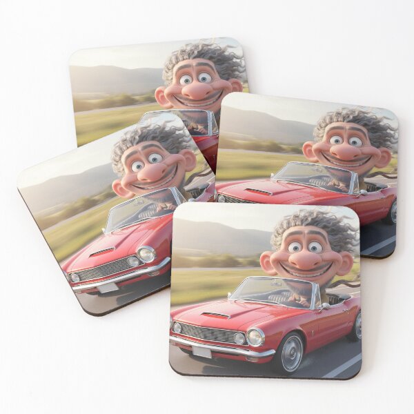 Item preview, ​BIG HEAD, BIG RIDE! Red Convertible and the Joy of the Open Road designed and sold by JanRizz.