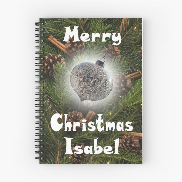 Item preview, Merry Christmas Isabel - Pine & Cinnamon with Glass Bauble :) designed and sold by Myriel-Myriel.
