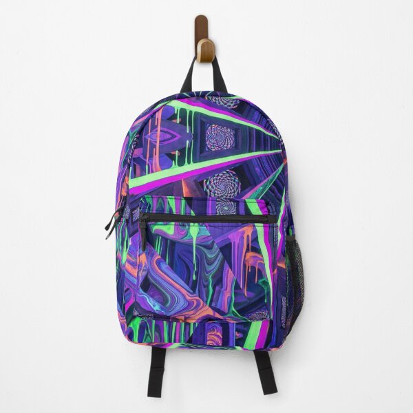 Item preview, Digital Meltdown: Hypnotic Neon Glitch Tunnel & Toxic Slime Art designed and sold by DeluluWear.